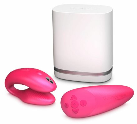 Розовый вибратор для пар We-Vibe Chorus 