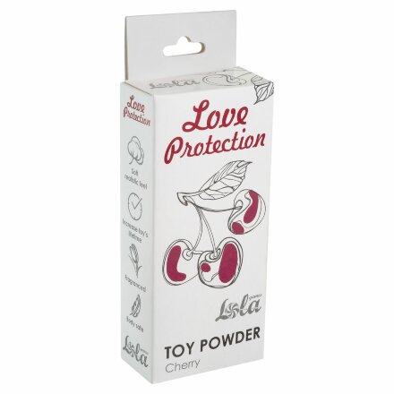 Пудра для игрушек Love Protection с ароматом вишни - 15 гр. 