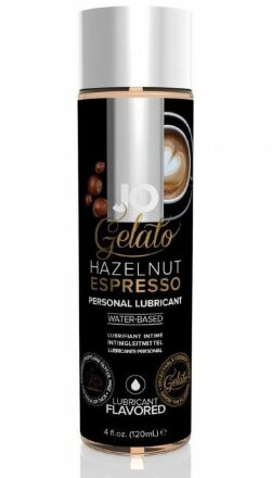 Лубрикант с ароматом орехового эспрессо JO GELATO HAZELNUT ESPRESSO - 120 мл. 