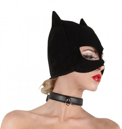 Полушлем с кошачьими ушками Katzenmaske 