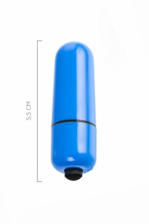 Синяя вибропуля A-Toys Braz - 5,5 см. 