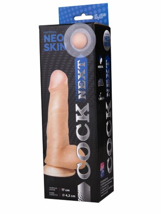 Фаллоимитатор COCK NEXT 6&quot; с подошвой-присоской - 17 см. 
