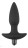 Черная анальная вибропробка Anal Indulgence Collection Fantasy Plug - 14,5 см. 