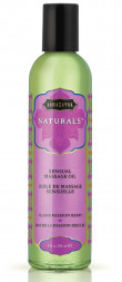 Массажное масло Naturals Island Passion Berry с ароматом тропических фруктов - 236 мл.