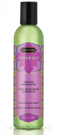 Массажное масло Naturals Island Passion Berry с ароматом тропических фруктов - 236 мл. 