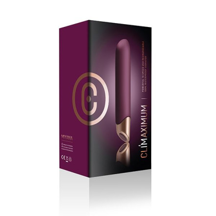 Фиолетовый вибратор Climaximum Miyana - 15,4 см. 