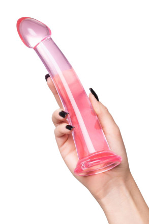 Розовый нереалистичный фаллоимитатор Jelly Dildo XL - 22 см. 