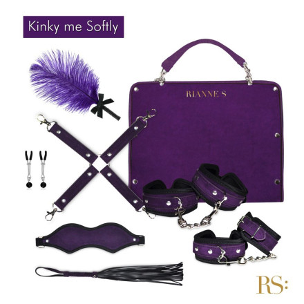 БДСМ-набор в фиолетовом цвете Kinky Me Softly 