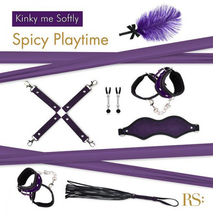БДСМ-набор в фиолетовом цвете Kinky Me Softly 