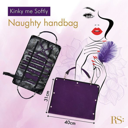БДСМ-набор в фиолетовом цвете Kinky Me Softly 