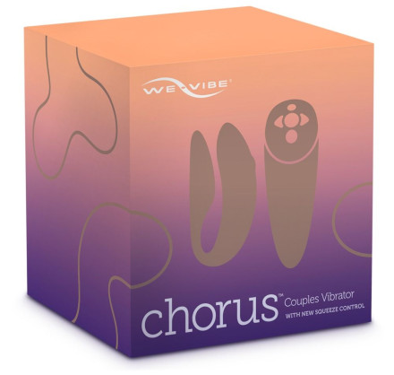 Фиолетовый вибратор для пар We-Vibe Chorus 