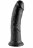 Чёрный фаллоимитатор 8&quot; Cock - 20,3 см. 