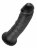 Чёрный фаллоимитатор 8&quot; Cock - 20,3 см. 