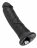 Чёрный фаллоимитатор 8&quot; Cock - 20,3 см. 