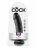 Чёрный фаллоимитатор 8&quot; Cock - 20,3 см. 