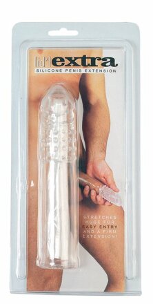 Насадка-удлинитель из прозрачного силикона LIDL EXTRA SILICONE PENIS EXTENSION 