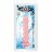 Анальная елочка из розового геля Crystal Jellies Anal Plug Bumps - 15,2 см. 