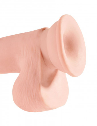 Телесный фаллоимитатор на присоске 7.5&quot; Triple Density Cock - 22,9 см. 
