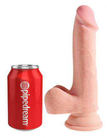 Телесный фаллоимитатор на присоске 7.5&quot; Triple Density Cock - 22,9 см. 