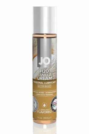 Ароматизированный лубрикант на водной основе JO Flavored Vanilla H2O - 30 мл. 