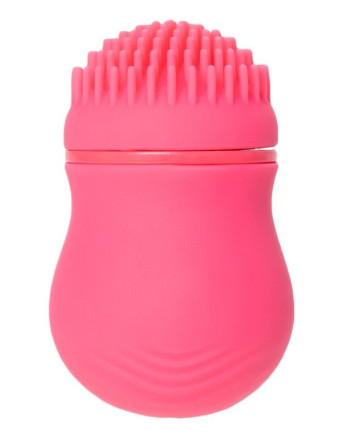 Розовый стимулятор клитора PPP CURU-CURU BRUSH ROTER 