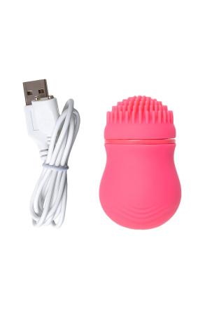Розовый стимулятор клитора PPP CURU-CURU BRUSH ROTER 