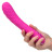 Розовый вибромассажер Insatiable G Inflatable G-Wand с функцией расширения - 21,5 см. 