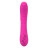 Розовый вибромассажер Insatiable G Inflatable G-Wand с функцией расширения - 21,5 см. 