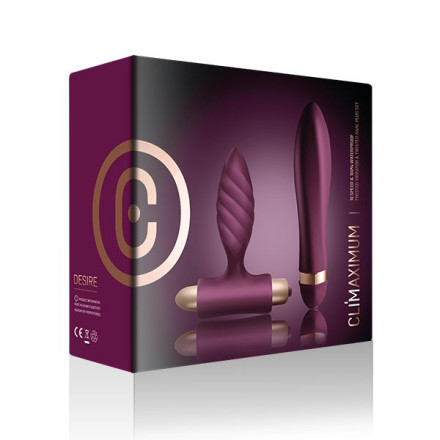 Фиолетовый вибронабор Climaximum Desire 