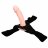 Телесный фаллоимитатор на трусиках Jessica Strap-On - 15,5 см. 