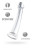 Прозрачный нереалистичный фаллоимитатор Jelly Dildo XL - 22 см. 
