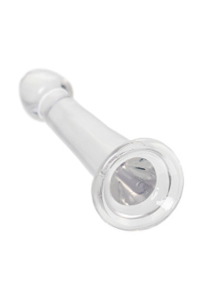 Прозрачный нереалистичный фаллоимитатор Jelly Dildo XL - 22 см. 