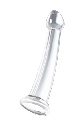 Прозрачный нереалистичный фаллоимитатор Jelly Dildo XL - 22 см. 