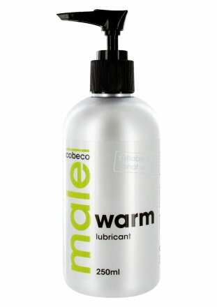 Лубрикант с согревающим эффектом MALE Cobeco Warm Lubricant - 250 мл. 
