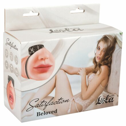 Мастурбатор-ротик с виброкольцом Satisfaction Beloved 