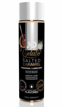 Лубрикант с ароматом солёной карамели JO GELATO SALTED CARAMEL - 120 мл. 