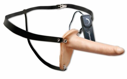Женский страпон с вибрацией Penetrix Strap-on - 15 см. 