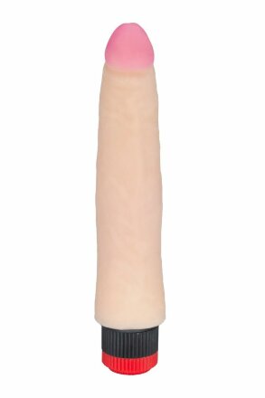 Вибромассажёр HUMAN STYLE 7&quot; без мошонки - 18 см. 