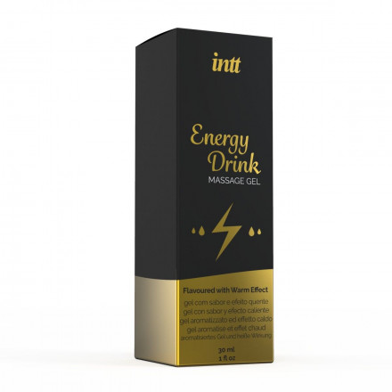 Массажный гель с согревающим эффектом Energy Drink - 30 мл. 