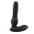 Черный массажер простаты Adams Warming &amp; Rotating Prostate Thruster - 15,3 см. 