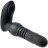 Черный массажер простаты Adams Warming &amp; Rotating Prostate Thruster - 15,3 см. 