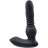 Черный массажер простаты Adams Warming &amp; Rotating Prostate Thruster - 15,3 см. 