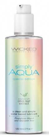Легкий лубрикант на водной основе Aqua Special Edition - 120 мл. 