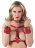 Красный комплект БДСМ-аксессуаров Harness Set 