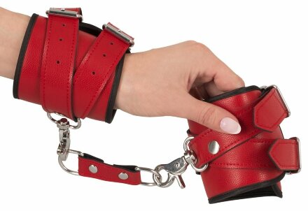 Красный комплект БДСМ-аксессуаров Harness Set 