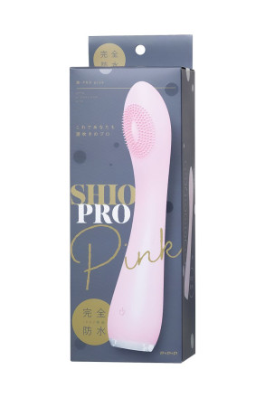 Нежно-розовый вибратор PPP SHIO-PRO - 21 см. 