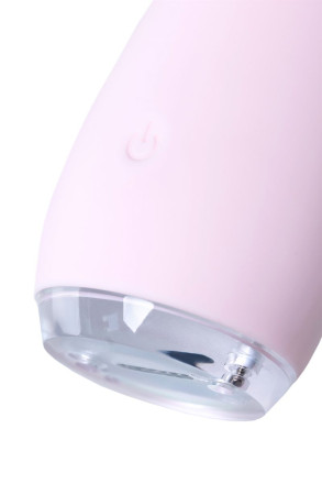 Нежно-розовый вибратор PPP SHIO-PRO - 21 см. 
