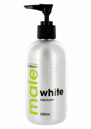 Анальная смазка на водной основе MALE Cobeco White Lubricant - 250 мл. 