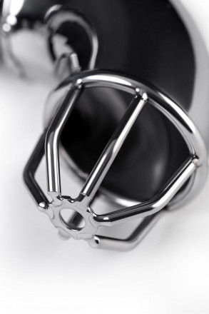 Серебристый мужской пояс верности TOYFA Metal 