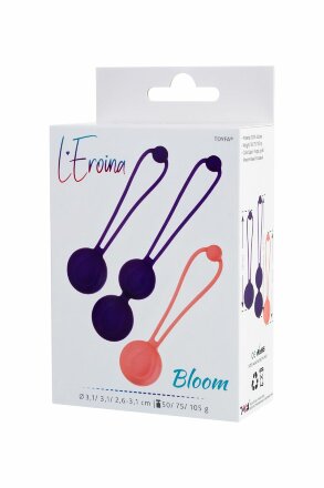 Набор из 3 вагинальных шариков BLOOM разного цвета 